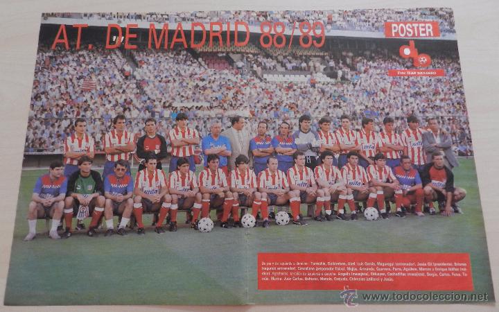 Poster atletico de madrid 88/89 revista don b Vendido