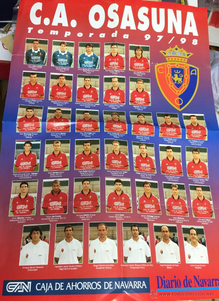 cartel póster del osasuna club de fútbol - pamp - Comprar Carteles de