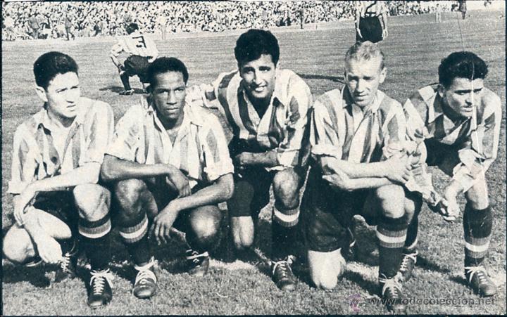 Collectionnisme sportif: ATL&Eacute;TICO DE MADRID: Recorte de una delantera de la temporada 1949-50