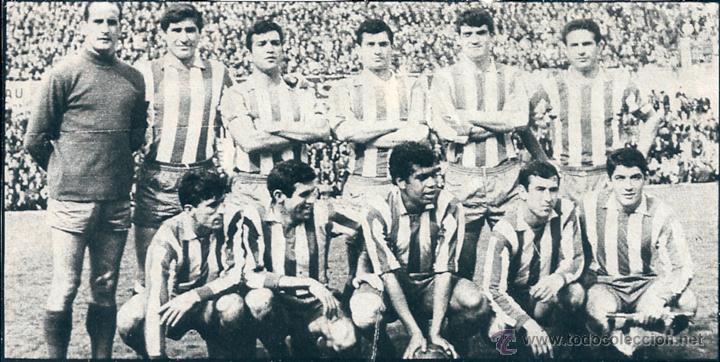 Collectionnisme sportif: ATL&Eacute;TICO DE MADRID: Recorte de la temporada 65-66, campeones de Liga