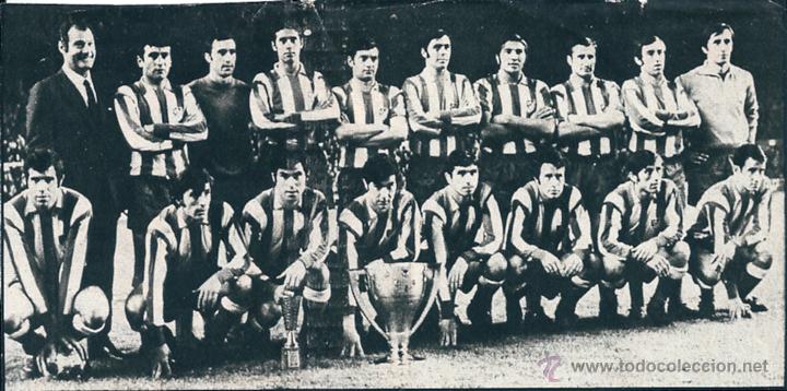 Collectionnisme sportif: ATL&Eacute;TICO DE MADRID: Recorte de los campeones de Liga de la temporada 69-70
