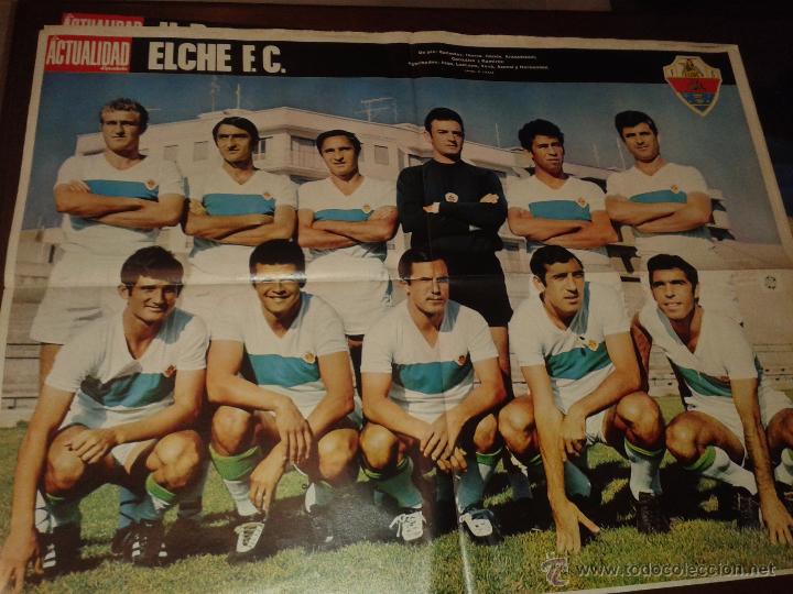 Coleccionismo deportivo: POSTER ELCHE 1969/70 - Foto 1