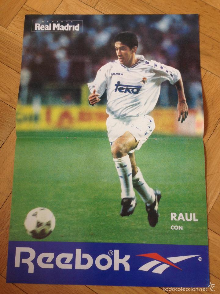 Sammelleidenschaft Sport: POSTER CARTEL RAUL GONZALEZ REAL MADRID REEBOK