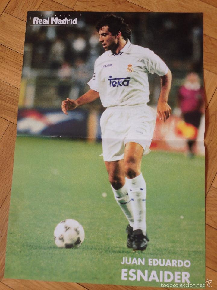 Sammelleidenschaft Sport: POSTER CARTEL REAL MADRID TEKA JUAN EDUARDO ESNAIDER
