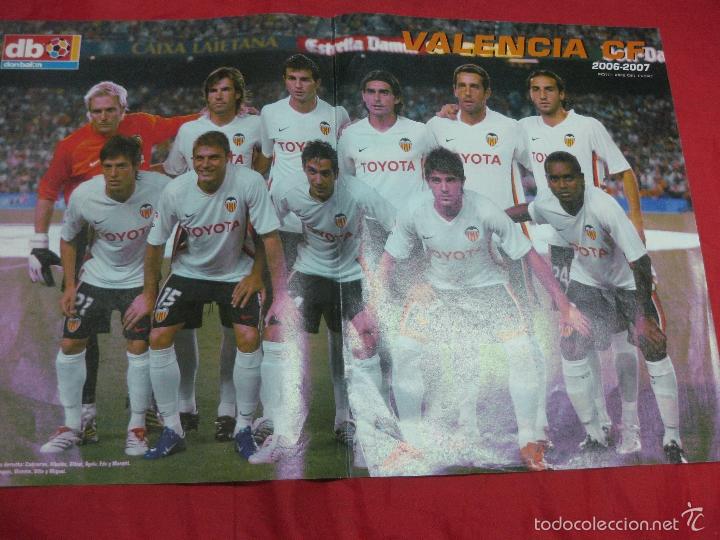 Coleccionismo deportivo: POSTER VALENCIA C.F. 2006-2007. DON BALON. VILLA, SILVA, CA&Ntilde;IZARES.....