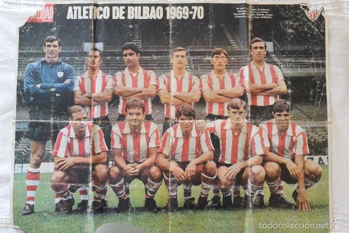 Coleccionismo deportivo: POSTER CARTEL ATH. BILBAO 1969/70