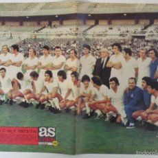 Coleccionismo deportivo: POSTER R.MADRID 1973-74 AS COLOR. Lote 57451304