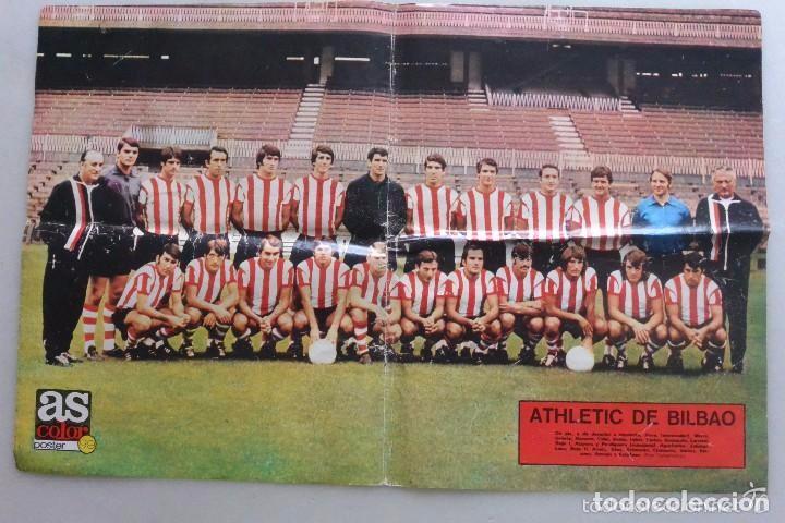 Coleccionismo deportivo: POSTER AS COLOR ATHLETIC DE BILBAO - Foto 1