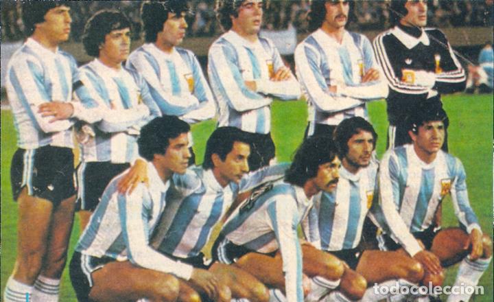 Sammelleidenschaft Sport: SELECCI&Oacute;N DE F&Uacute;TBOL DE ARGENTINA. Recorte de los &uacute;ltimos a&ntilde;os 70