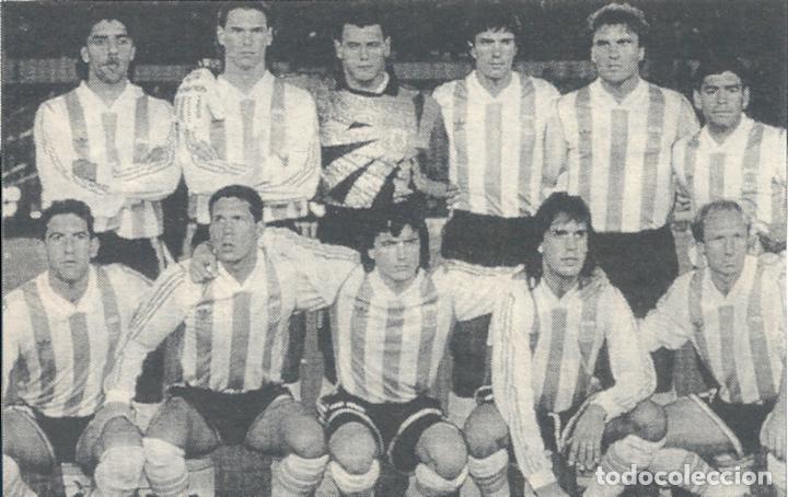 Sammelleidenschaft Sport: SELECCI&Oacute;N DE F&Uacute;TBOL DE ARGENTINA: Recorte de los primeros 90
