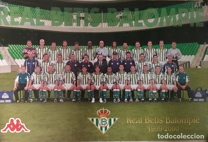 Coleccionismo deportivo: P&oacute;ster Real Betis 1999 - 2000 - Foto 1