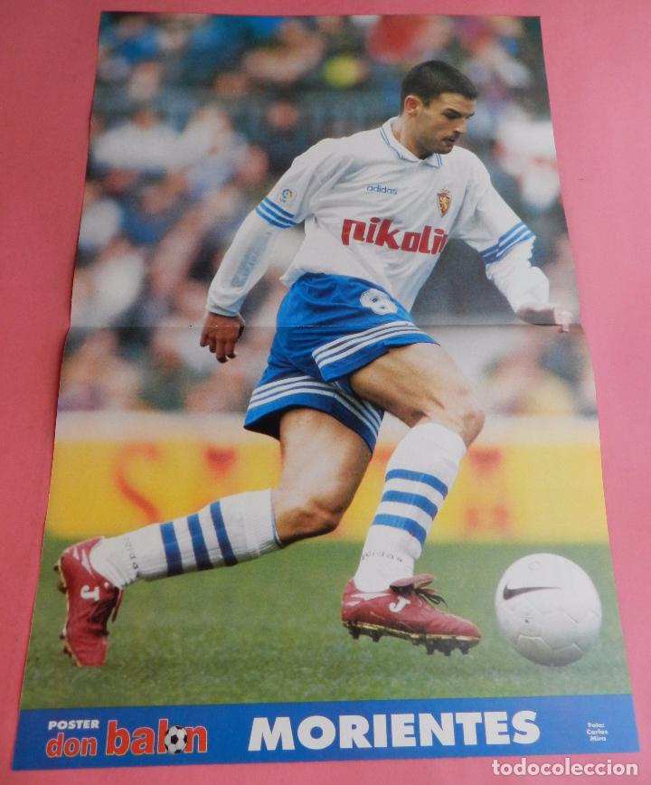 Sports collectibles: POSTER MORIENTES REAL ZARAGOZA 96/97 - LIGA FUTBOL TEMPORADA 1996/1997 REVISTA DON BALON