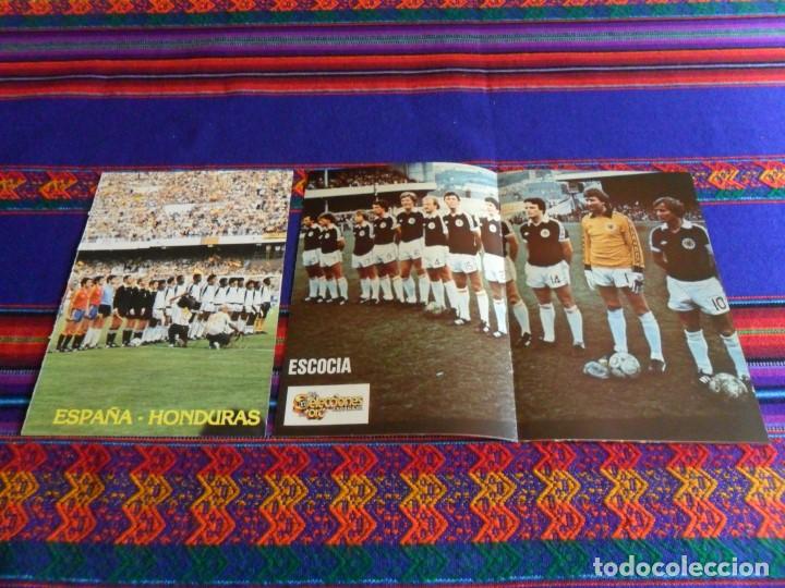 Coleccionismo deportivo: CARTEL SELECCI&Oacute;N ESCOCIA. 24 SELECCIONES DE ORO ESPA&Ntilde;A 82. MUNDIAL F&Uacute;TBOL 1982. CON REGALOS.