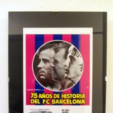 Coleccionismo deportivo: 75 AÑOS DE HISTORIA DEL F.C. BARCELONA (1975) GUÍA ORIGINAL DE LA PELÍCULA. CRUYFF, KUBALA,.... Lote 73728035