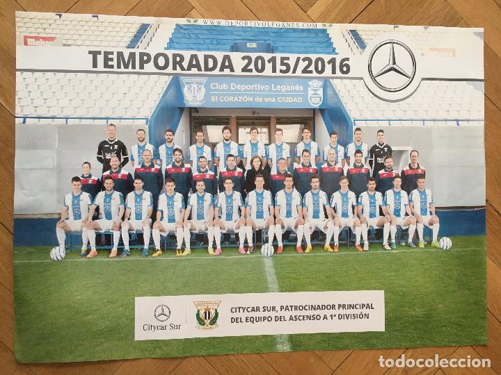 Sammelleidenschaft Sport: CARTEL POSTER OFICIAL PLANTILLA LEGANES TEMPORADA 2015 2016