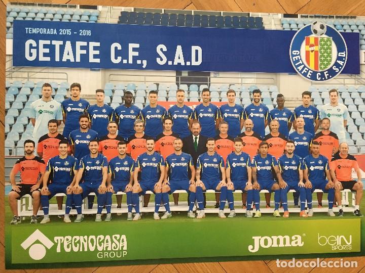 Sammelleidenschaft Sport: CARTEL POSTER OFICIAL PLANTILLA GETAFE TEMPORADA 2015 2016