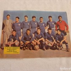 Coleccionismo deportivo: (ML)LÁMINA ORIGINAL PRENSA-TEMP.1961-62-C.F.SAN SADURNI-GRUPO C -CATEGORIA REGIONAL.. Lote 84120984