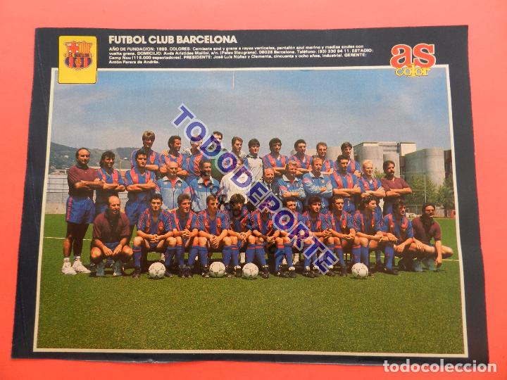 Ancien Poster Original Du FC Barcelona, Saison 1990-1991, Une Vraie Pépite Pour Les Fans De Foot Et De Messi !