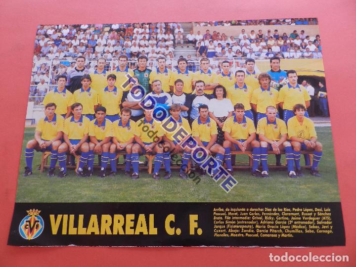 Sammelleidenschaft Sport: MINI POSTER VILLARREAL CF 94/95 - REVISTA DON BALON PLANTILLA LIGA TEMPORADA 1994/1995 FUTBOL