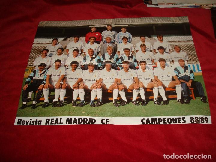 Sammelleidenschaft Sport: r.madrid poster campeones 88 89 quinta del buitre 52 cm x 39 cm