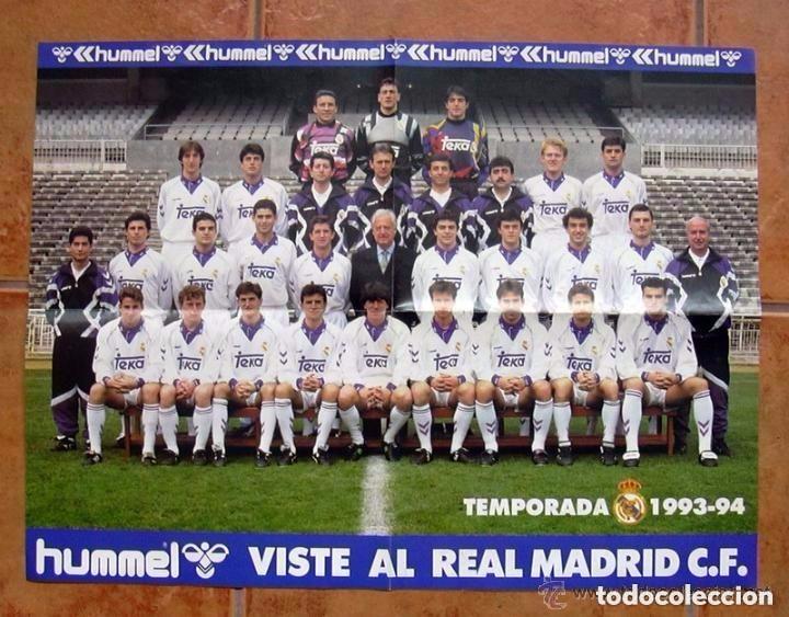 Real Madrid - Plantilla Temporada 1993-94 - Pos - Vendido En Venta ...