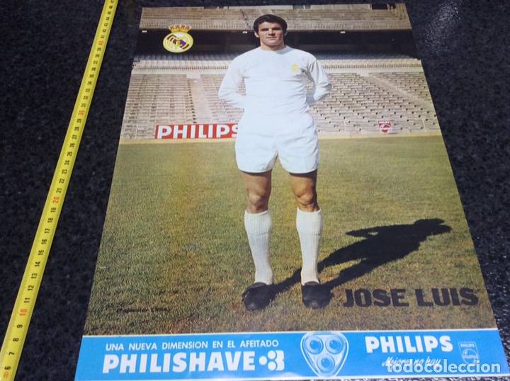 Collectionnisme sportif: POSTER DE PHILIPS , REAL MADRID , JOSE LUIS , A&Ntilde;OS 70 TAMA&Ntilde;O: 42X31 CM...