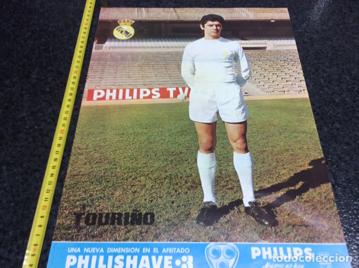 Colecionismo desportivo: POSTER DE PHILIPS , REAL MADRID, TOURI&Ntilde;O , A&Ntilde;OS 70 TAMA&Ntilde;O: 42X31 CM...