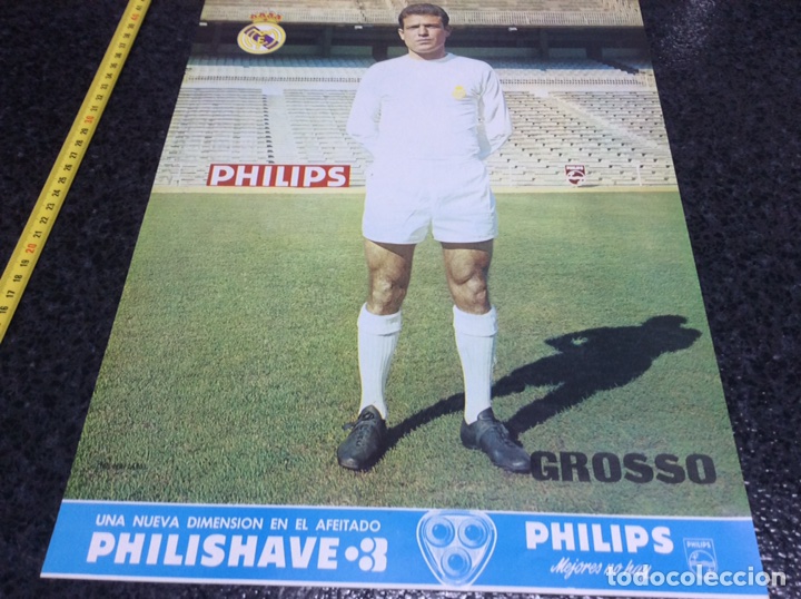 Colecionismo desportivo: POSTER DE PHILIPS , REAL MADRID, GROSSO A&Ntilde;OS 70 TAMA&Ntilde;O: 42X31 CM...