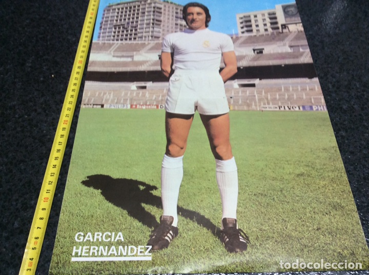 Sammelleidenschaft Sport: POSTER REAL MADRID, GARCIA HERNANDEZ A&Ntilde;OS 70 TAMA&Ntilde;O: 41X31 CM...