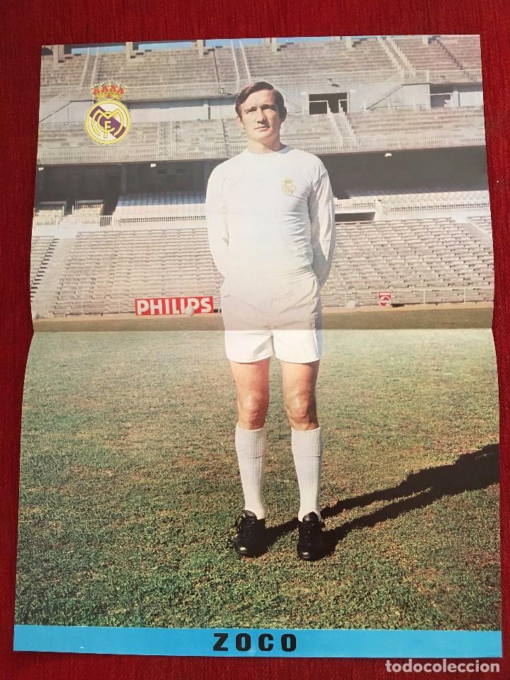 Coleccionismo deportivo: CARTEL POSTER REVISTA OFICIAL REAL MADRID ZOCO