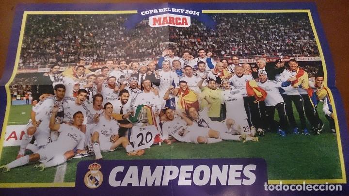 Sammelleidenschaft Sport: poster real madrid campeon copa 2014 contra el barcelona marca