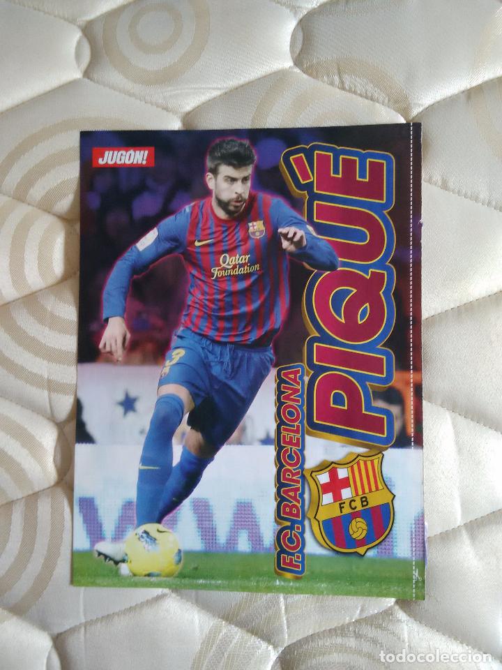 Collectionnisme sportif: P&Oacute;STER 1 P&Aacute;GINA REVISTA JUG&Oacute;N - GERARD PIQU&Eacute; (F.C.BARCELONA - BAR&Ccedil;A)