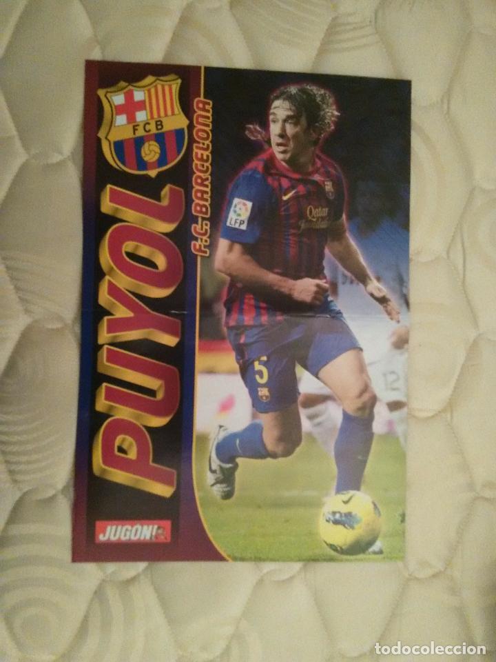 Collectionnisme sportif: DOBLE P&Oacute;STER 2 P&Aacute;GINAS REVISTA JUG&Oacute;N. PUYOL (F.C.BARCELONA-BAR&Ccedil;A) Y REYES (SEVILLA) & GRIEZMANN