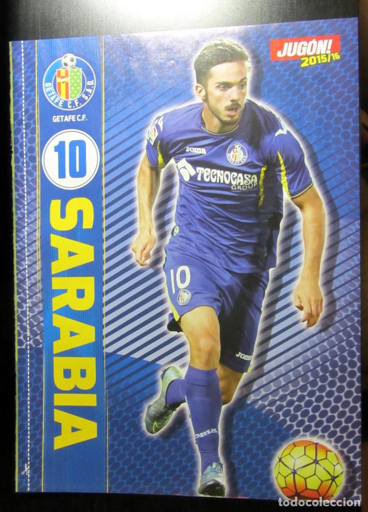 Coleccionismo deportivo: POSTER SARABIA GETAFE C.F. - Foto 1