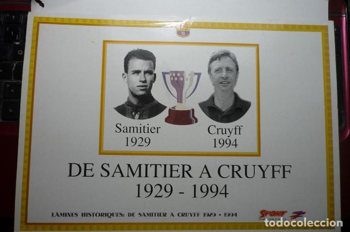 Coleccionismo deportivo: lamina futbol f.c. barcelona - samitier - cruyff
