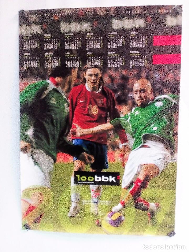 Sammelleidenschaft Sport: SELECCI&Oacute;N DE EUSKADI. CARTEL-CALENDARIO 2007 FEDERACI&Oacute;N VASCA DE F&Uacute;TBOL 60X42 cms
