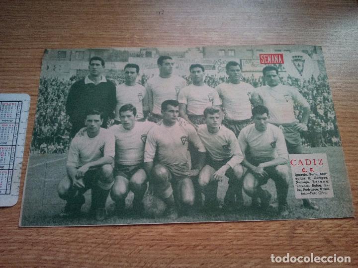Coleccionismo deportivo: C&aacute;diz. Recorte del Semana - Foto 1