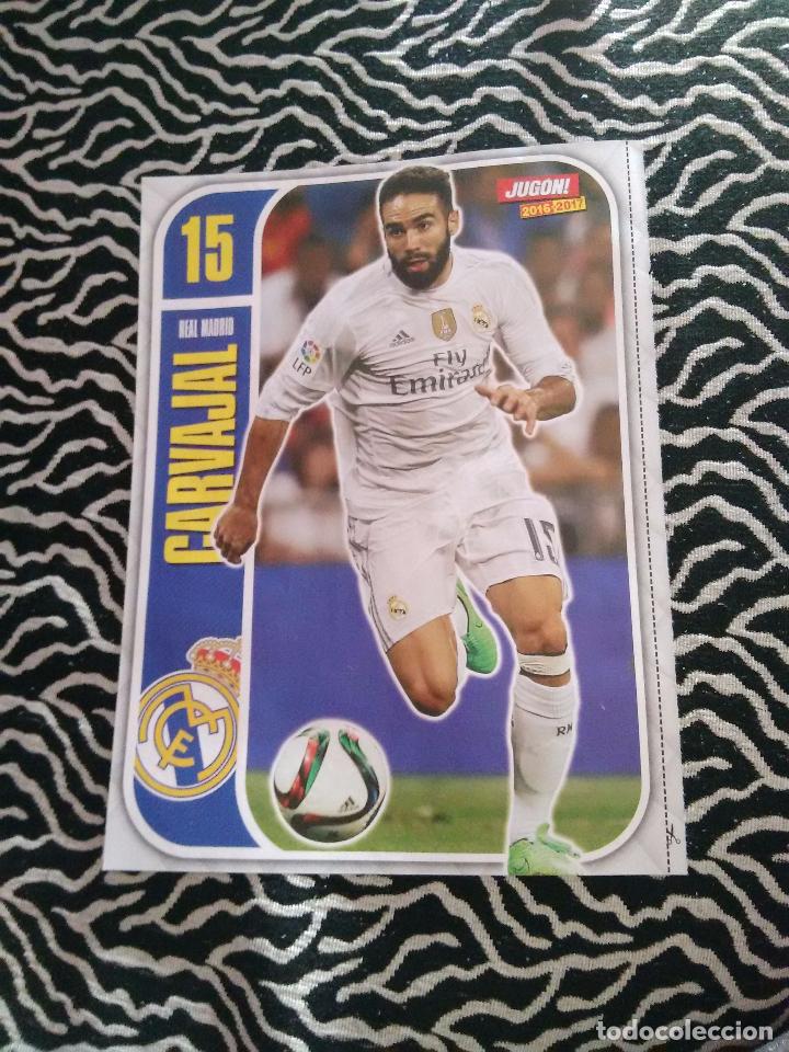 Sammelleidenschaft Sport: DOBLE P&Oacute;STER 1 P&Aacute;GINA JUG&Oacute;N. UN LADO CARVAJAL (REAL MADRID) Y EL OTRO NAHUEL, NUEVO FICHAJE (BETIS)