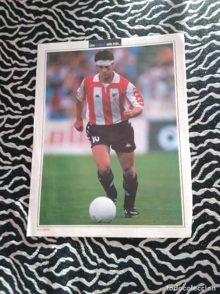 Sammelleidenschaft Sport: P&oacute;ster de una p&aacute;gina a&ntilde;os 90: larrazabal (athletic club de Bilbao)