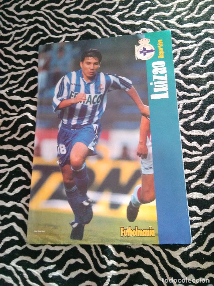 Collectionnisme sportif: P&oacute;ster de una p&aacute;gina a&ntilde;os 90: luizao (deportivo de la Coru&ntilde;a)