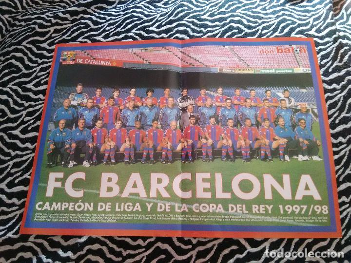 Antiguo Poster Johan Cruyff De La Revista Don Balón Fútbol Barcelona