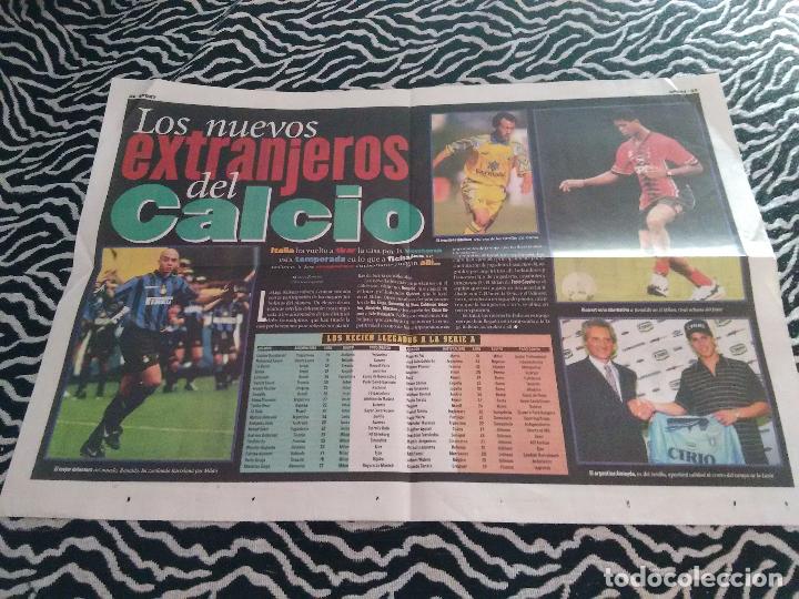Collezionismo sportivo: REPORTAJE DOS P&Aacute;GINAS A COLOR, SPORT: LOS NUEVOS EXTRANJEROS DEL CALCIO 1997, 97 KLUIVERT, RONALDO..