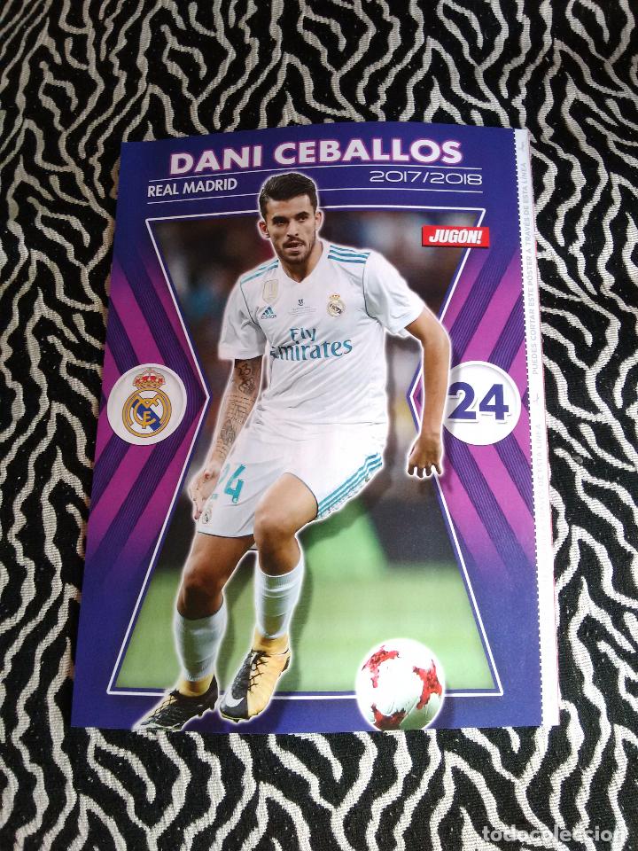 Collezionismo sportivo: P&Oacute;STER 1 P&Aacute;GINA REVISTA JUG&Oacute;N - DANI CEBALLOS, FICHAJE REAL MADRID 17-18, LIGA 2017-2018