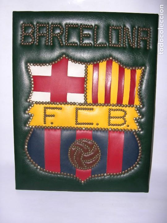 Coleccionismo deportivo: cuadro bar&ccedil;a retro - Foto 1