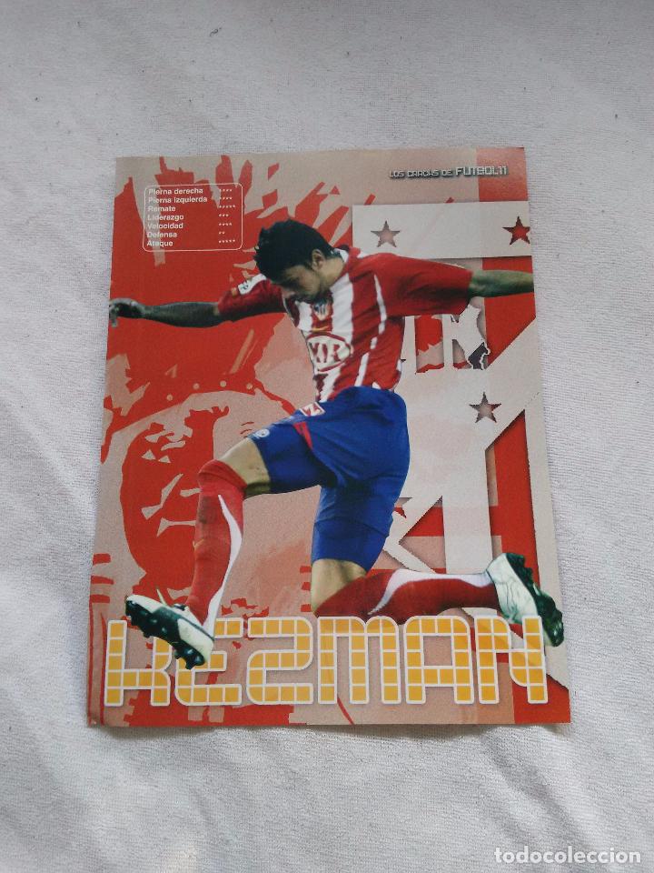 Collectionnisme sportif: P&Oacute;STER DE UNA P&Aacute;GINA LOS CRACKS DE FUTBOL 11: KEZMAN (ATL&Eacute;TICO DE MADRID)