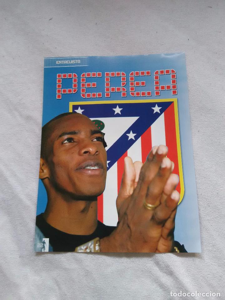 Collectionnisme sportif: P&Oacute;STER DE UNA P&Aacute;GINA LOS CRACKS DE FUTBOL 11: PEREA (ATL&Eacute;TICO DE MADRID)