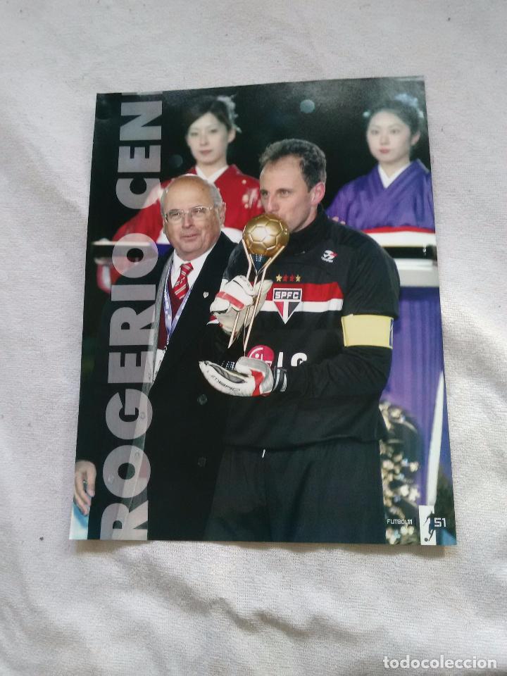 Collectionnisme sportif: P&Oacute;STER DE UNA P&Aacute;GINA LOS CRACKS DE FUTBOL 11: ROGERIO CENI (SAO PAULO, BRASIL)
