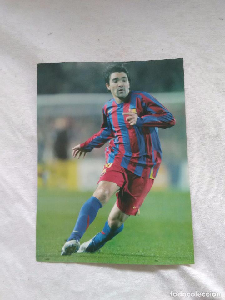 Collectionnisme sportif: P&Oacute;STER DE UNA P&Aacute;GINA LOS CRACKS DE FUTBOL 11: DECO (F.C.BARCELONA, BAR&Ccedil;A) Y SIMEONE(ATL&Eacute;TICO MADRID)