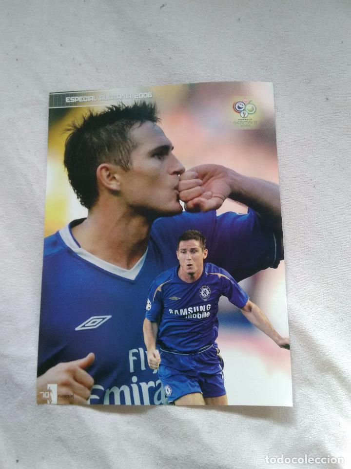 Collectionnisme sportif: P&Oacute;STER DE UNA P&Aacute;GINA LOS CRACKS DE FUTBOL 11: LAMPARD (CHELSEA) + 2 P&Aacute;GINAS REPORTAJE