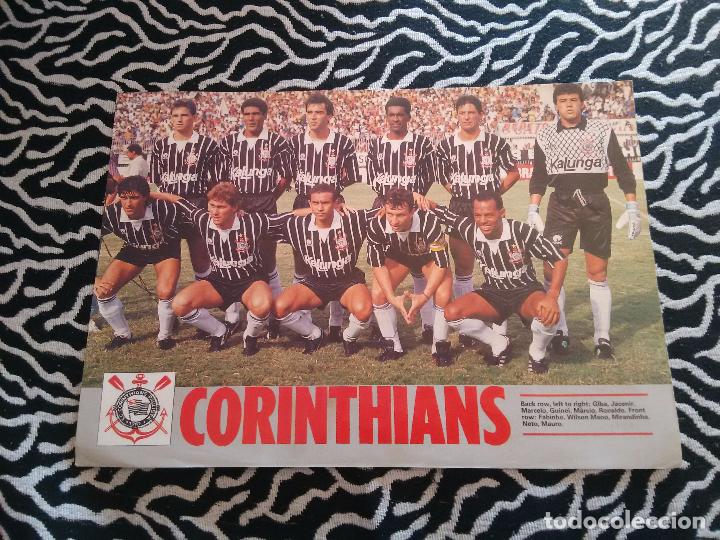 Collectionnisme sportif: P&Oacute;STER DE UNA P&Aacute;GINA EQUIPO CORINTHIANS (BRASIL), A&Ntilde;O 1991, 91